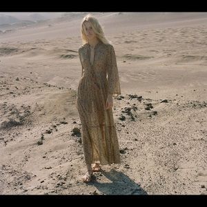 DÔEN Prem dress -- jaipur mustard floral | XS